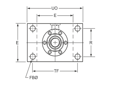 MP3-Cap Mounting Fixed Eye, Delight Hydraulic