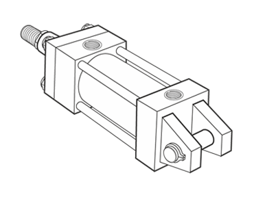 MP1-Cap Mounting Fixed Clevis, Delight Hydraulic