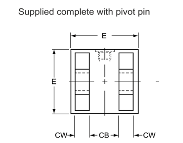 MP1-Cap Mounting Fixed Clevis, Delight Hydraulic