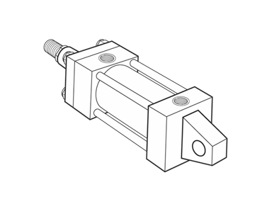 MP3-Cap Mounting Fixed Eye, Delight Hydraulic