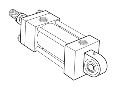 MP5-Cap Mounting Fixed Eye, Delight Hydraulic