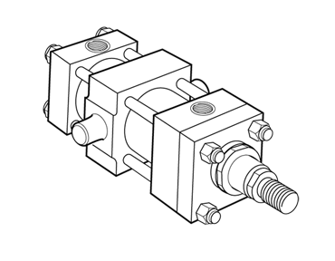 Intermediate Fixed Trunnion Mounting, Delight Hydraulic